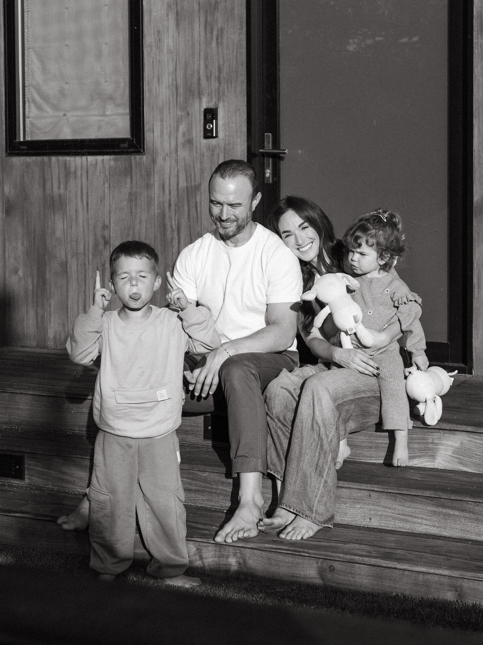 Natural family moment