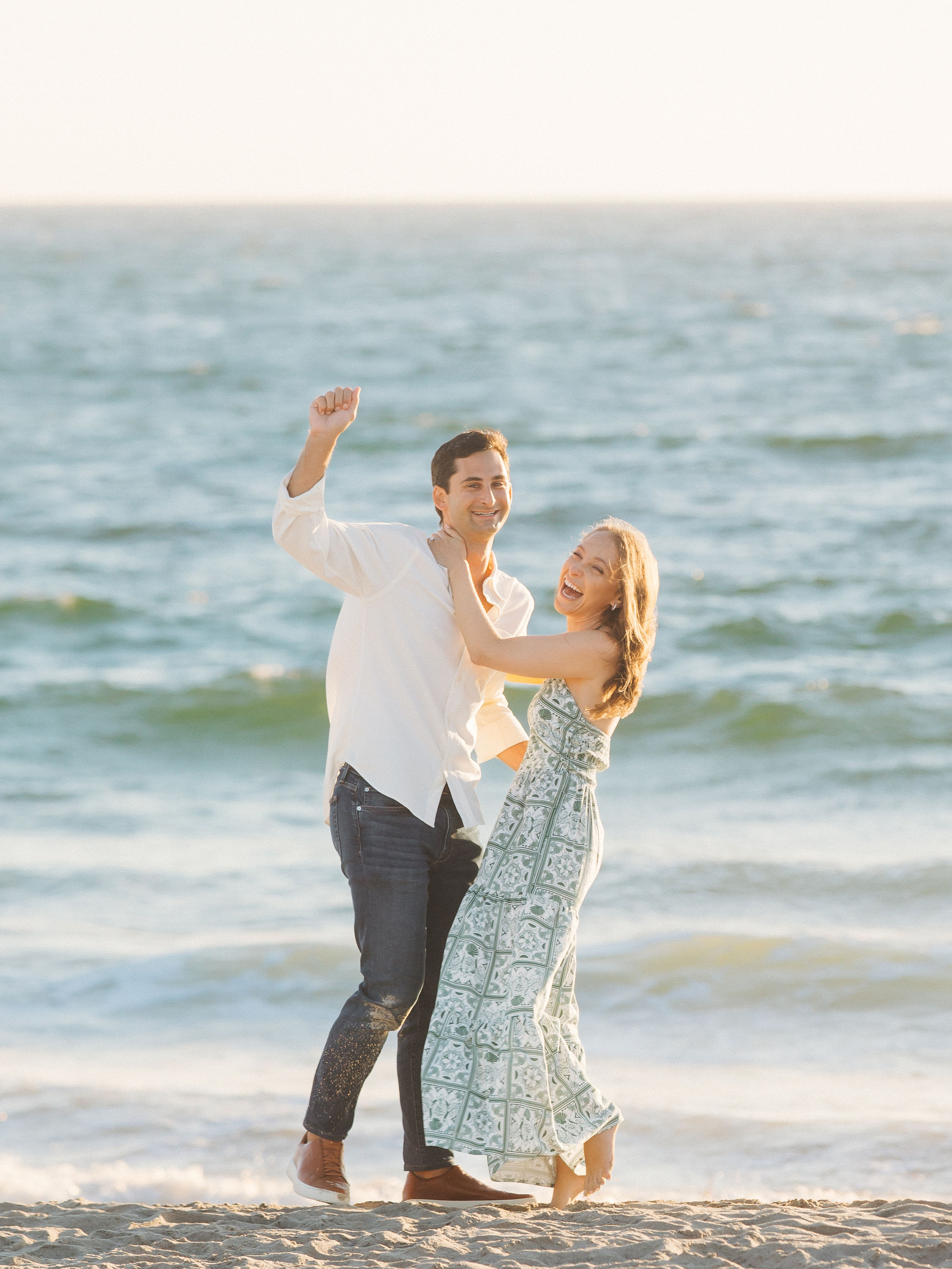 Romantic proposal moment